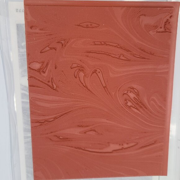 Stampin Up Marbled Cling Mount Stamp Set Retired - NEW - Picture 3 of 6
